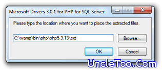 在WAMP中安装Microsoft SQL Server驱动